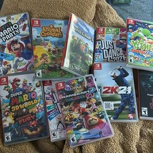 !BOXES ONLY! Nintendo switch games